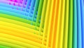 curved abstract gradient wave pattern background, curved wave flow, 3D rendering Royalty Free Stock Photo