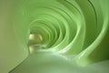 curved arcs in light green, undulating smoothly, creating a rhythmic sense of motion and flow.