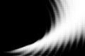 Curved black and white halftone pattern Royalty Free Stock Photo