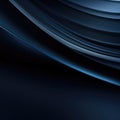 Curved blue waves background