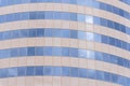 Curved building with glass and marble wall claddings at SIlicon Valley, San Jose, California Royalty Free Stock Photo