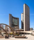 Curved building of the new City Hall in Toronto