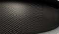 Curved Carbon Fibre And Chrome Royalty Free Stock Photo