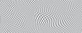 Curved checkerboard background, grey abstract distorted grid texture Royalty Free Stock Photo