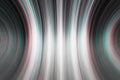 Curved chromatic aberration tunnel illustration background