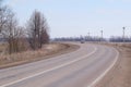 curved country road