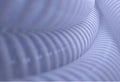 Curved crimped white tubes background