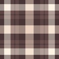 Curved fabric background texture, repeatable patterns tartan plaid textile. Expensive check pattern vector seamless in dark and