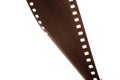 Curved Film strip Royalty Free Stock Photo