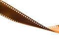 Curved Film strip Royalty Free Stock Photo