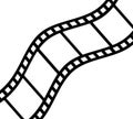 Curved Filmstrip Royalty Free Stock Photo
