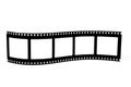 Curved filmstrip Royalty Free Stock Photo