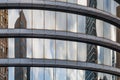 Curved glass office building Royalty Free Stock Photo