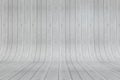 Curved gray wooden parquet backdrop - A good background for displaying objects