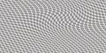 Curved lines background. Abstract black and white wavy pattern Royalty Free Stock Photo