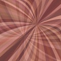 Curved ray burst background - vector graphic from striped rays Royalty Free Stock Photo