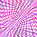 Curved ray background - vector graphic from striped rays in purple tones Royalty Free Stock Photo