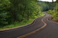 Curved Road in the Mountains Royalty Free Stock Photo