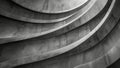Curved Steps Leading to Concrete Structure Royalty Free Stock Photo