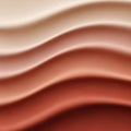 Curved, wave-like patterns in soft, blurred layers create a smooth gradient of warm Royalty Free Stock Photo
