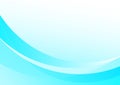 Vector Abstract Light Blue Background of Simple Curves Royalty Free Stock Photo