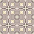 Curves beautiful seamless pattern. Curved shapes and lines floral abstract background. Greek ethnic ornament with curve meanders, Royalty Free Stock Photo