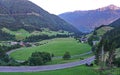 Curves and bends on a mountain road