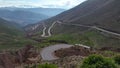 Curves desert mountain atacama route road hill empty Royalty Free Stock Photo