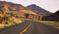 Curves Frequent Two Lane Highway John Day Fossil Beds