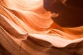 The curves in lower antelope canyon, Page, Arizona Royalty Free Stock Photo