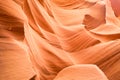 The curves in lower antelope canyon, Page, Arizona Royalty Free Stock Photo