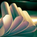 Curves of paper Royalty Free Stock Photo