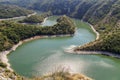 Curves of Uvac river canyon 2