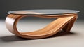 Curvey Wooden Coffee Table Inspired By Steve Henderson