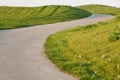 Road in Golf course Royalty Free Stock Photo