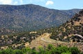 Curving Road Leads into the Sandia Mountains