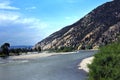 Curving Yellowstone River Royalty Free Stock Photo