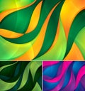 Curvy abstract background Royalty Free Stock Photo