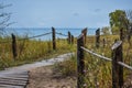 Curvy Boardwalk Walking Path, Kohler-Andrae State Park