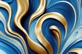 Curvy creative abstract wavy effects color curves flow minimalist luxury stylish trendy colorful waves art modern Royalty Free Stock Photo