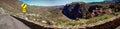 Curvy highway west of Terlingua, Texas along the Rio Grande Royalty Free Stock Photo