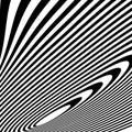 Curvy irregular dynamic lines. Abstract geometric pattern.