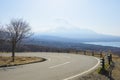 Curvy mountain road Royalty Free Stock Photo