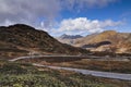 Curvy Road passing through Jelepla Pass, Dzuluk, Sikkim