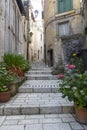 Cusano mutri italian village Royalty Free Stock Photo