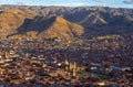 Cusco Aerial Cityscape at Sunset, Peru