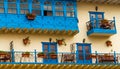 Cusco Balconies Royalty Free Stock Photo