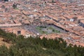 Cusco city aerial