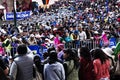 Crowd Watching Parade In Cusco Peru South America Royalty Free Stock Photo