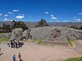 Cusco, Peru - 05 May 2011: Sacsayhuaman, ruins of fortress in Cusco, Inca Empire, Peru